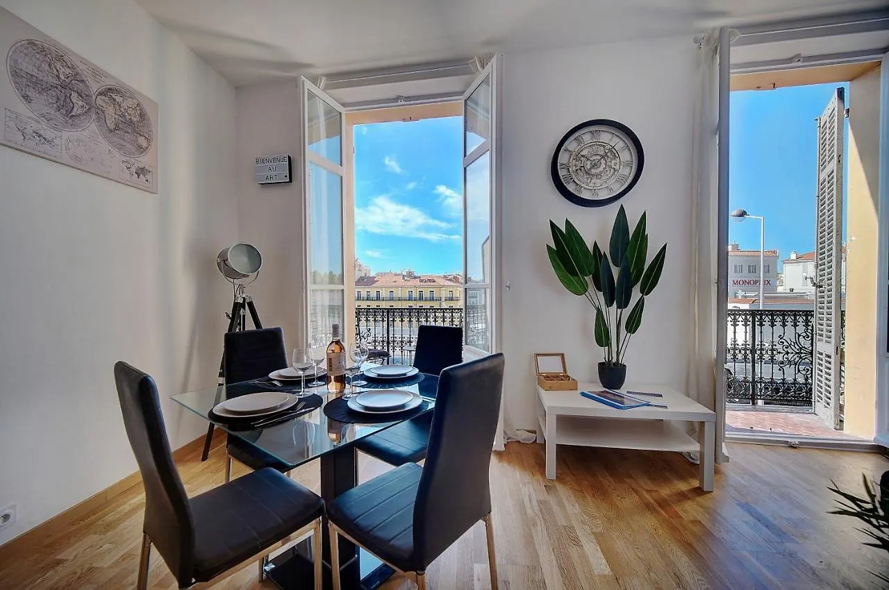 Appartement Le ART - 500m des plages - Clim - Verrière Côte d'Azur Cannes